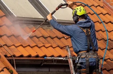 Démoussage et hydrofuge de toiture à Sévry